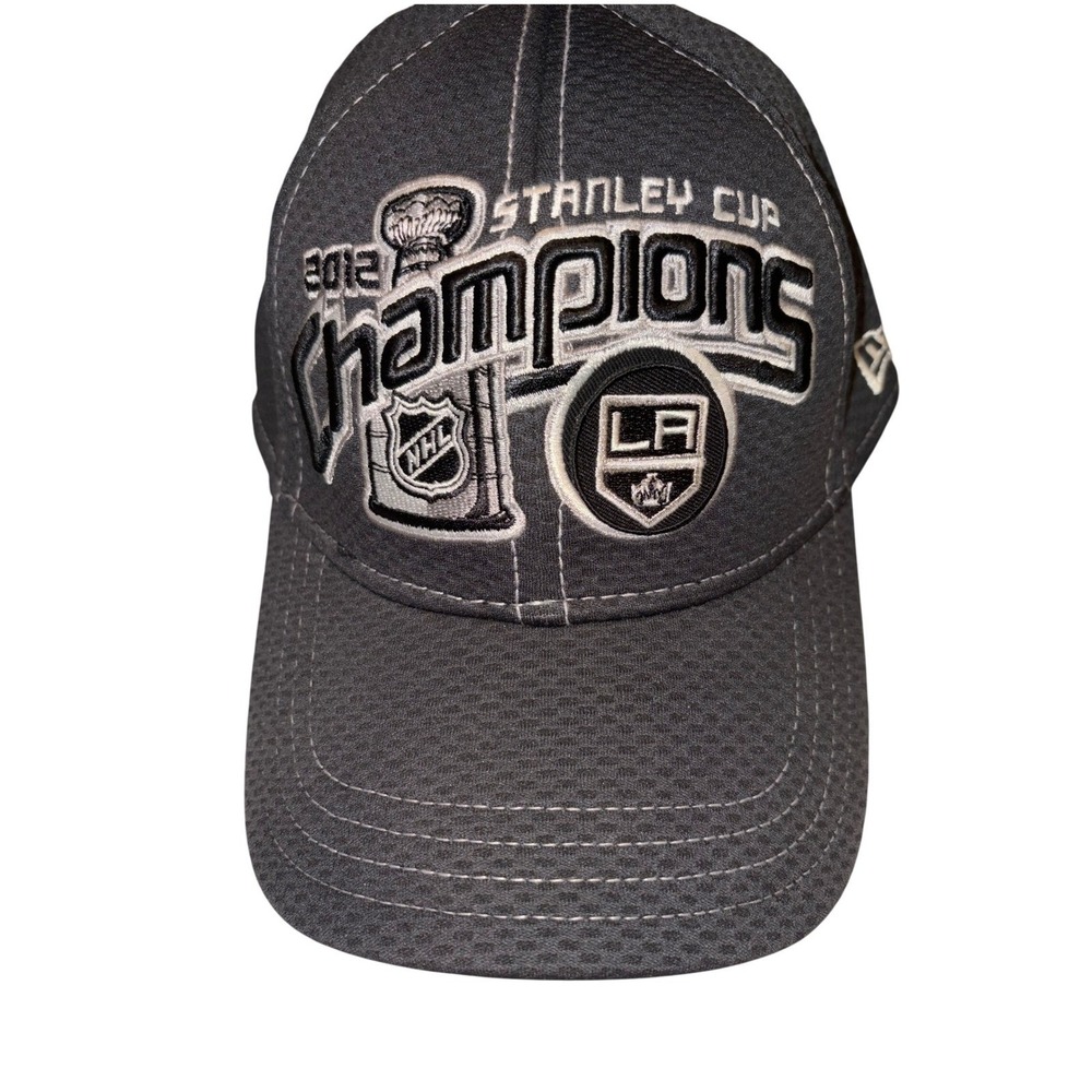 LA‎ Kings Hat 2012 Stanley Cup Champions Reebok Gray NHL Hockey Adjustable Cap